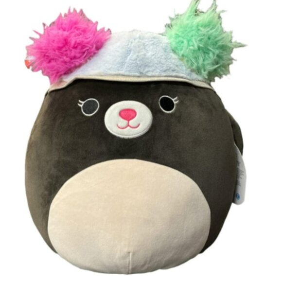 Squishmallows Original Squish-Doos - Selma the Skunk - 14 Inch Stuffie BNWT - Picture 1 of 2
